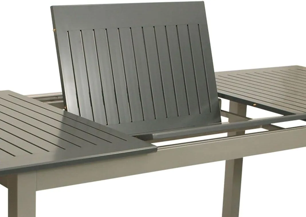 DEGAMO Ausziehtisch BAJAZZO 175/245x100cm, Aluminium grau — Ansicht 6