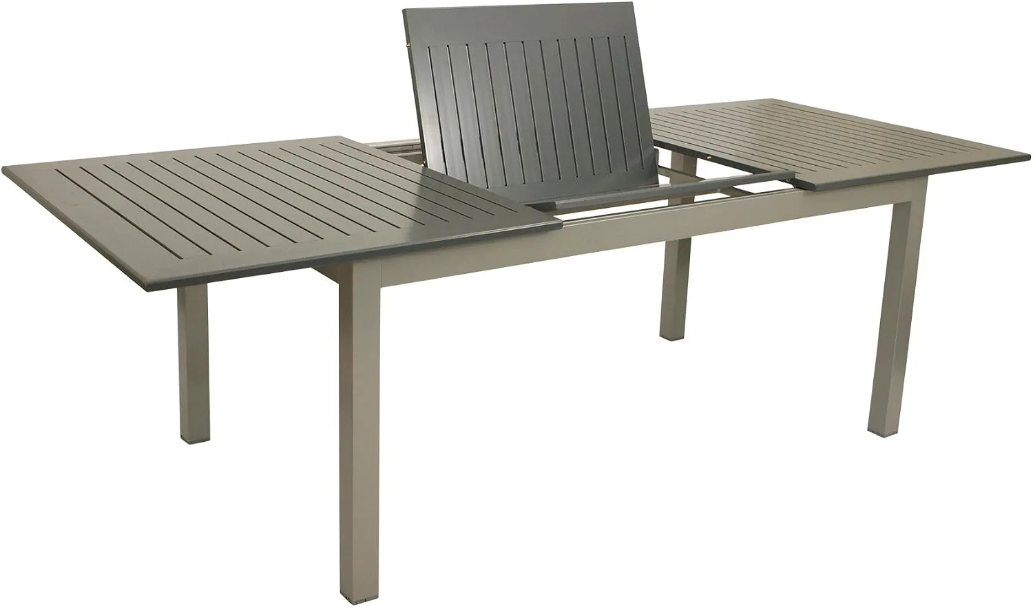 DEGAMO Ausziehtisch BAJAZZO 175/245x100cm, Aluminium grau