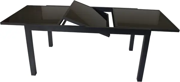 Ausziehtisch Torino XL 180/240x100cm, Aluminium anthrazit…