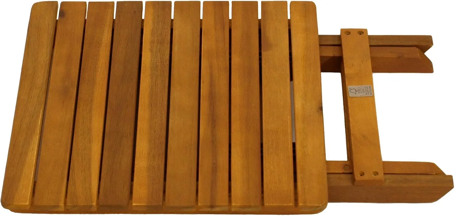 DEGAMO Beistelltisch MARA 38x38cm klappbar, Akazie geölt, FSC®-Zertifiziert — Ansicht 3
