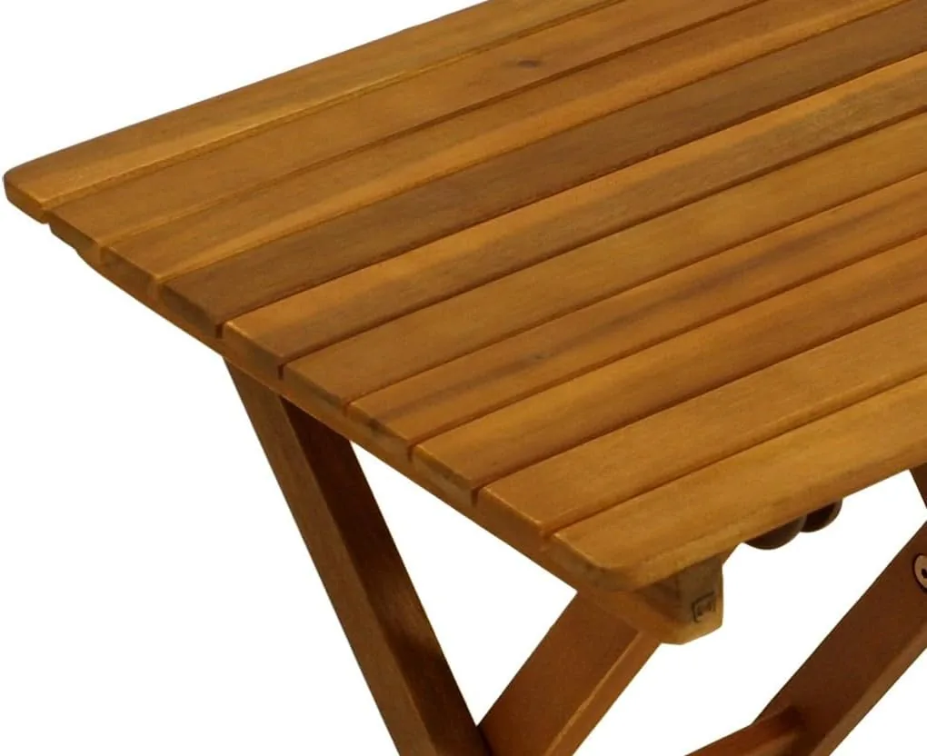 DEGAMO Beistelltisch MARA 38x38cm klappbar, Akazie geölt, FSC®-Zertifiziert — Ansicht 4