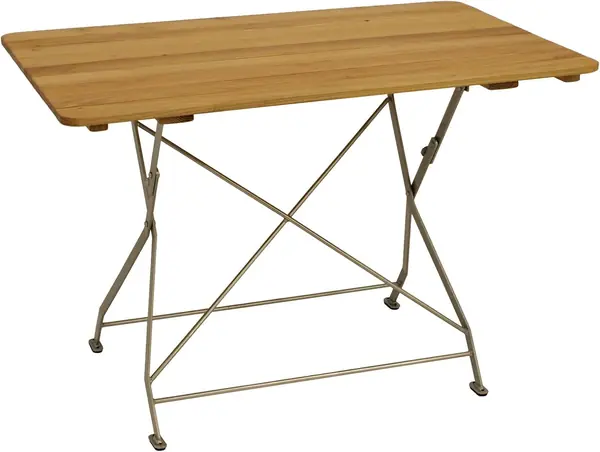 Biergarten Klapptisch Bad TÖLZ 70x110cm, Stahl verzinkt +…