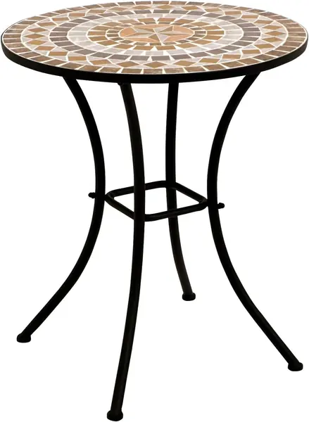 Bistrotisch Mosaiktisch Lucca 60cm rund, Gestell Metall…