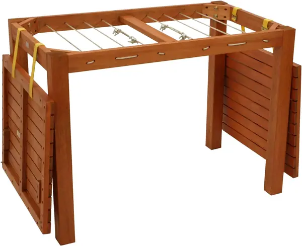 Funktions Gartentisch mit Wäscheständerfunktion…