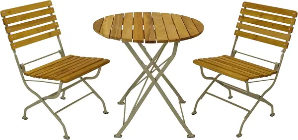 Garten Sitzgruppe Klappgarnitur Passau 3-teilig (2X…