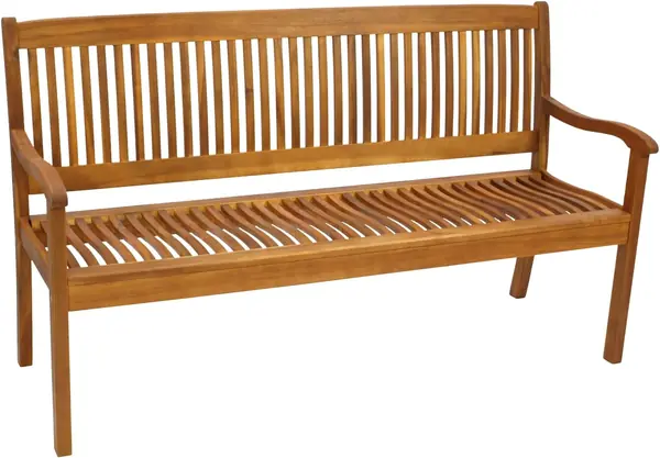 Gartenbank Holzbank Maracana 3-sitzer 157cm, Massivholz…