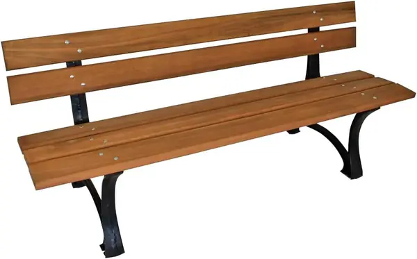 Gartenbank Parkbank Luzern 180cm Länge 4-sitzer, Gestell…