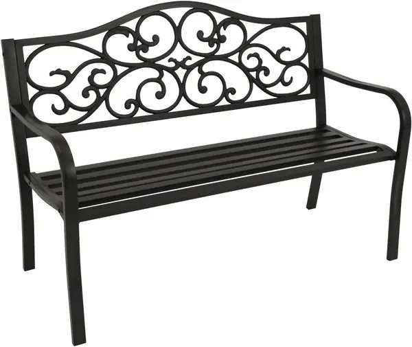 Gartenbank Parkbank Manchester 2-sitzer aus Metall…