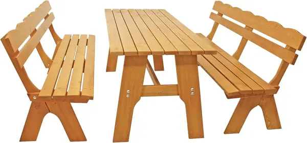 Gartengarnitur Essgruppe Freital XXL 3-teilig 200cm, 2X…