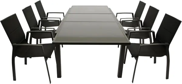 Gartengarnitur Sitzgruppe Torino 7-teilig, 6X…