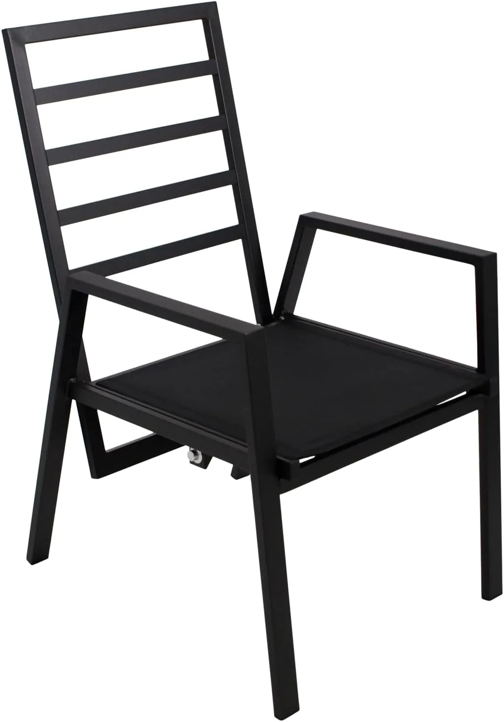 DEGAMO Gartensessel Bilbao Hochlehner, Aluminium wetterfest anthrazit, stufenlos verstellbar, Polster grau, wetterfest, Outdoor — Ansicht 6