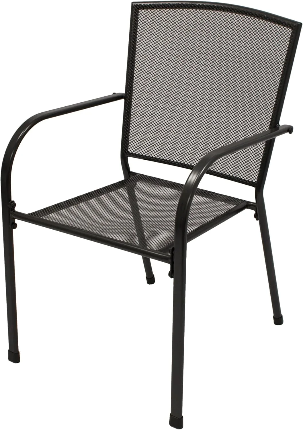 DEGAMO Gartensessel Classic stapelbar, Metall/Streckmetall Farbe anthrazit, 2 Stück, Outdoor — Ansicht 5