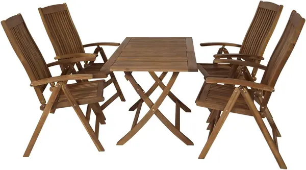 Gartenset Klappgarnitur Maracana 5-teilig (4X Sessel…