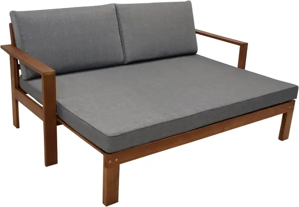 Gartensofa Liegesofa Parana 180x136cm ausziehbar…