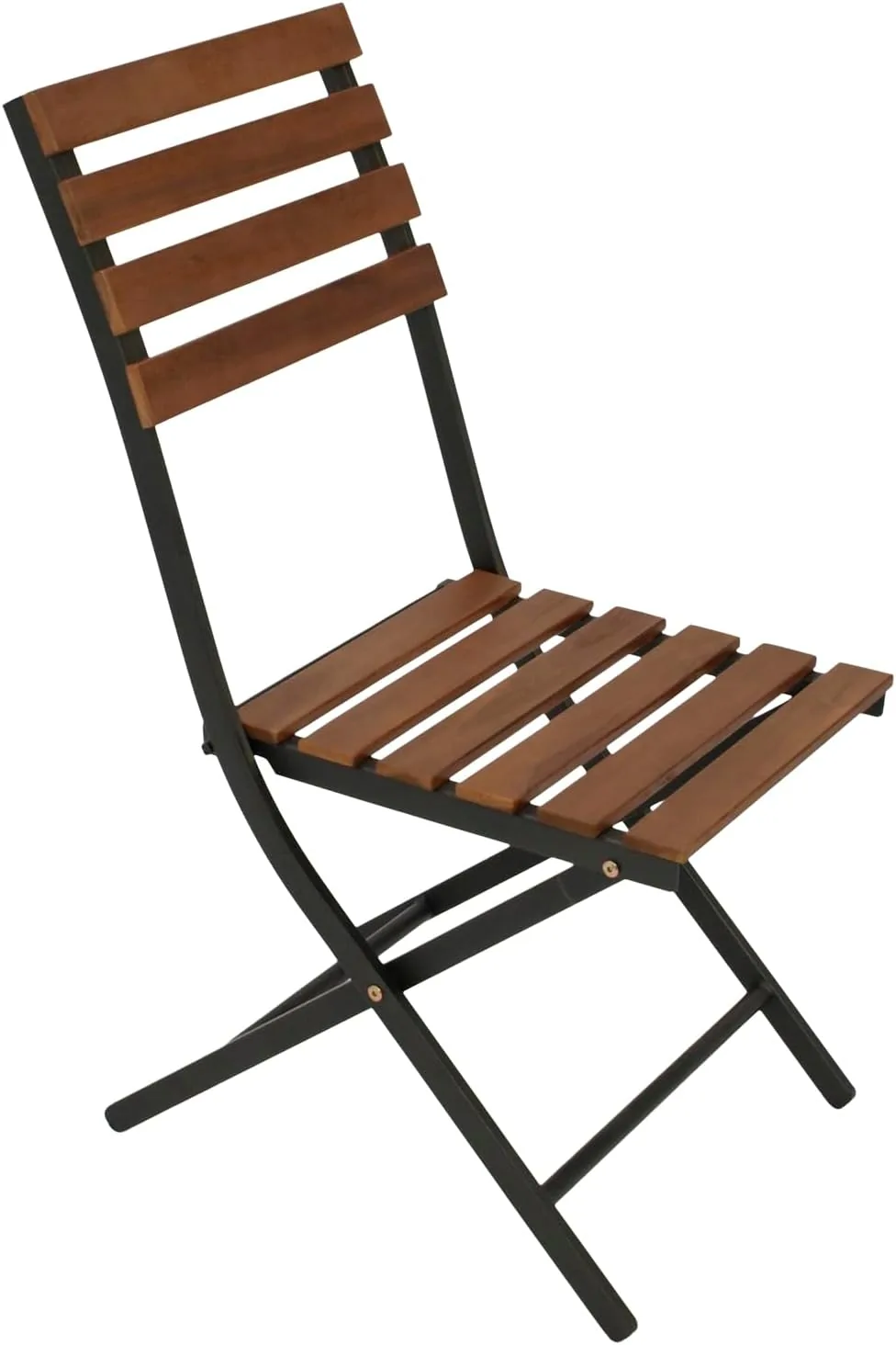 DEGAMO Gartenstuhl Klappstuhl Lienz Stahl und Akazienholz, klappbar, 2 STÜCK — Ansicht 6