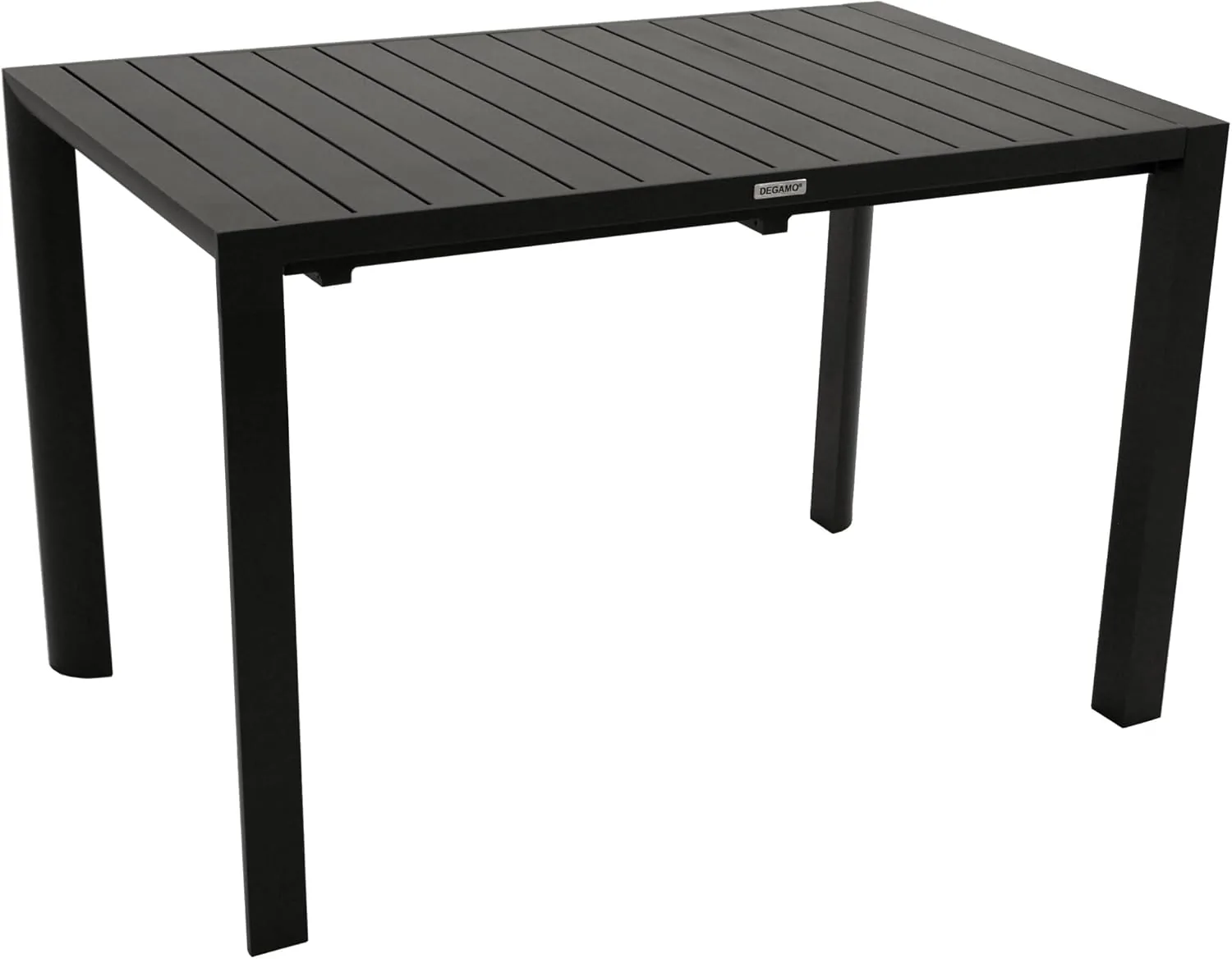 DEGAMO Gartentisch Ausziehtisch Lagos 120/162x70cm, Aluminium anthrazit, Outdoor wetterfest — Ansicht 4