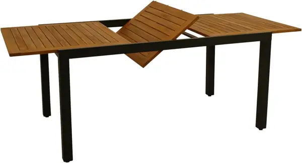 Gartentisch Ausziehtisch Milos 150/200x90cm, Aluminium…