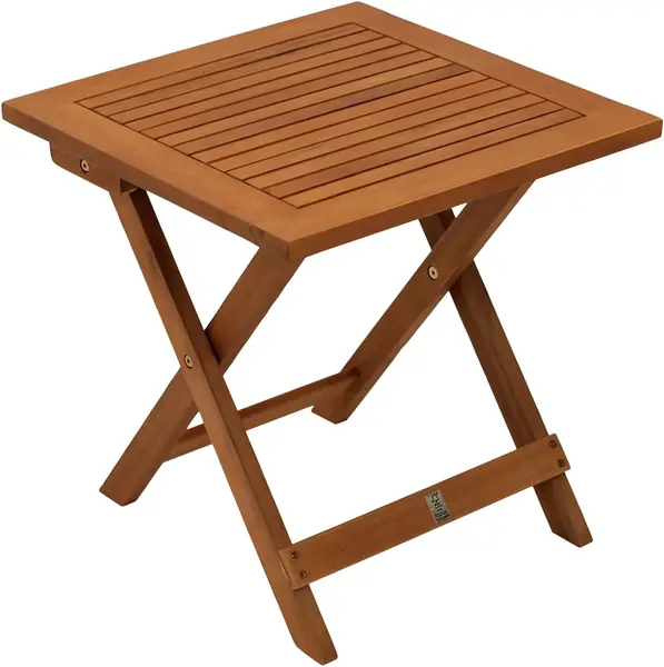 Gartentisch Beistelltisch Java 45x45cm klappbar, Akazie…