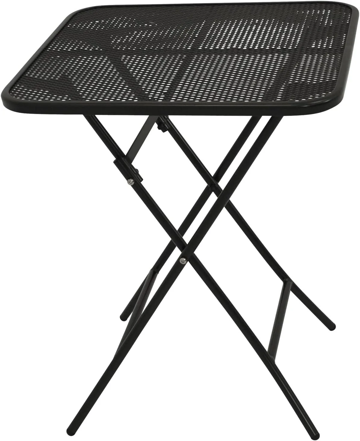 DEGAMO Gartentisch Bistrotisch RIVO 60x60cm quadratisch, klappbar, Farbe eisengrau, Outdoor — Ansicht 4