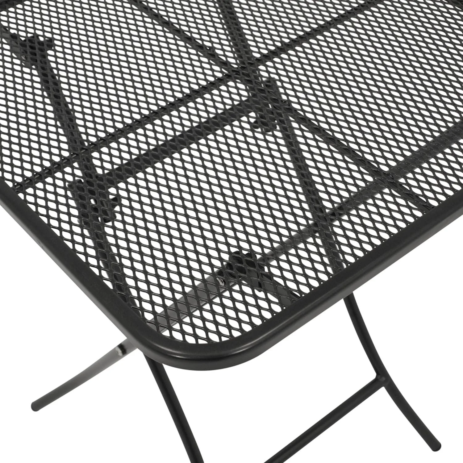 DEGAMO Gartentisch Bistrotisch RIVO 60x60cm quadratisch, klappbar, Farbe eisengrau, Outdoor — Ansicht 5