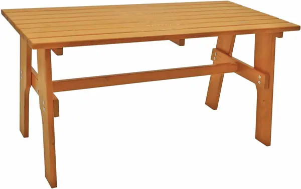 Gartentisch Freital 72x150cm, Massivholz Kiefer, hell…