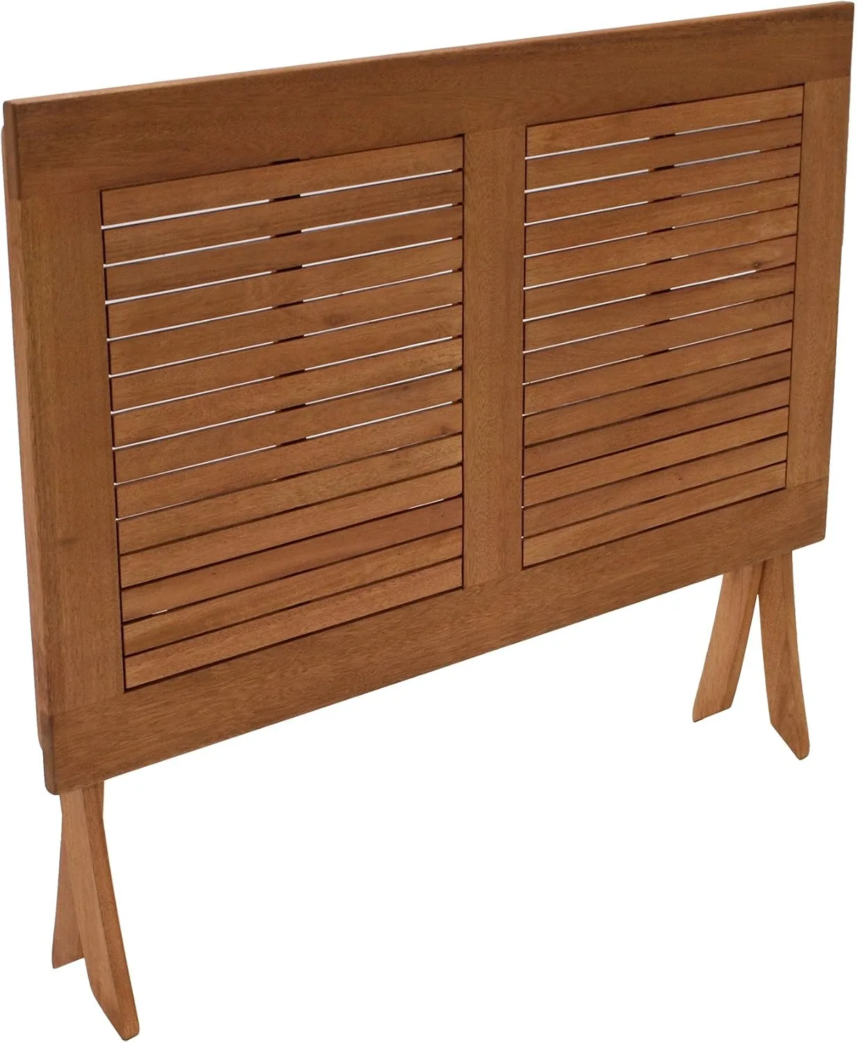 DEGAMO Gartentisch Klapptisch Bonita 70x120cm, Eukalyptus Holz braun geölt, FSC®-Zertifiziert, klappbar, Outdoor — Ansicht 3