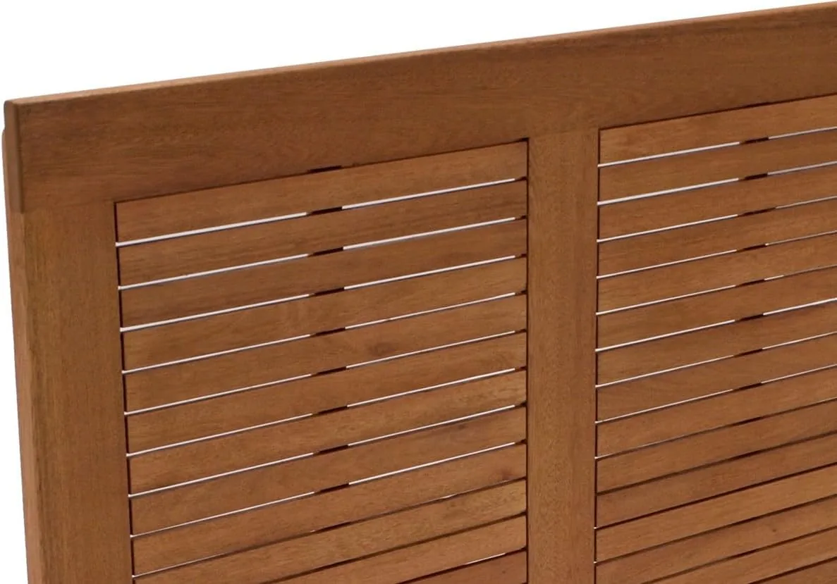 DEGAMO Gartentisch Klapptisch Bonita 70x120cm, Eukalyptus Holz braun geölt, FSC®-Zertifiziert, klappbar, Outdoor — Ansicht 5