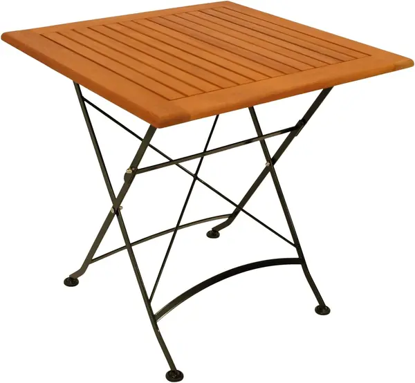 Gartentisch Klapptisch HOFGARTEN 75x75cm, Flachstahl…