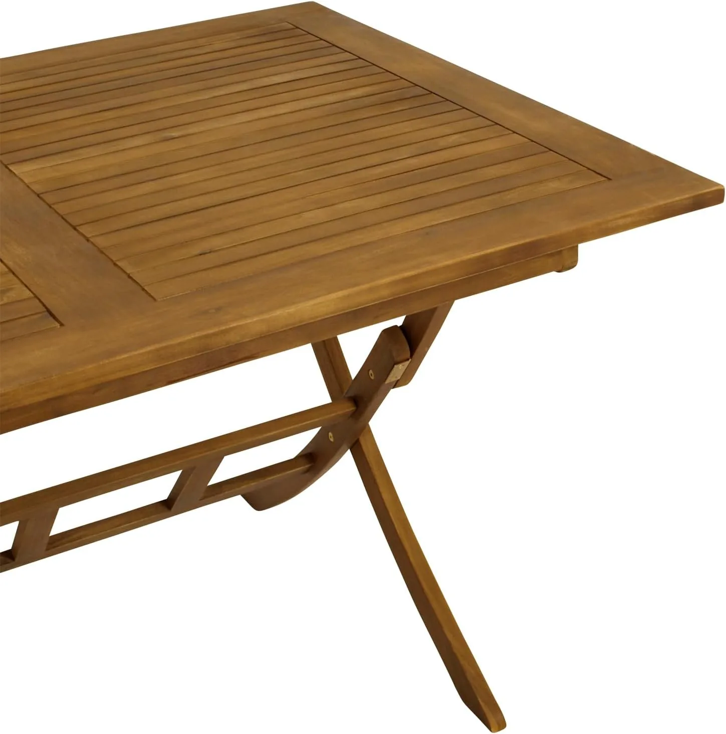 DEGAMO Gartentisch Klapptisch PARAIBA 200x100cm, Akazie braun geölt, FSC®-Zertifiziert, klappbar, Outdoor — Ansicht 5