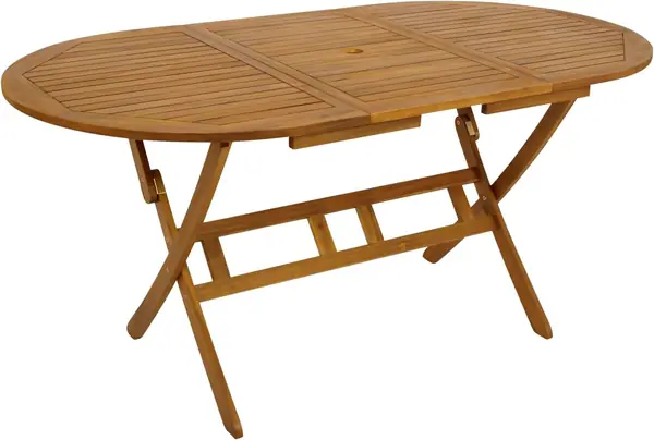 Gartentisch Klaptisch Landhaus 85x160cm, Akazie braun…