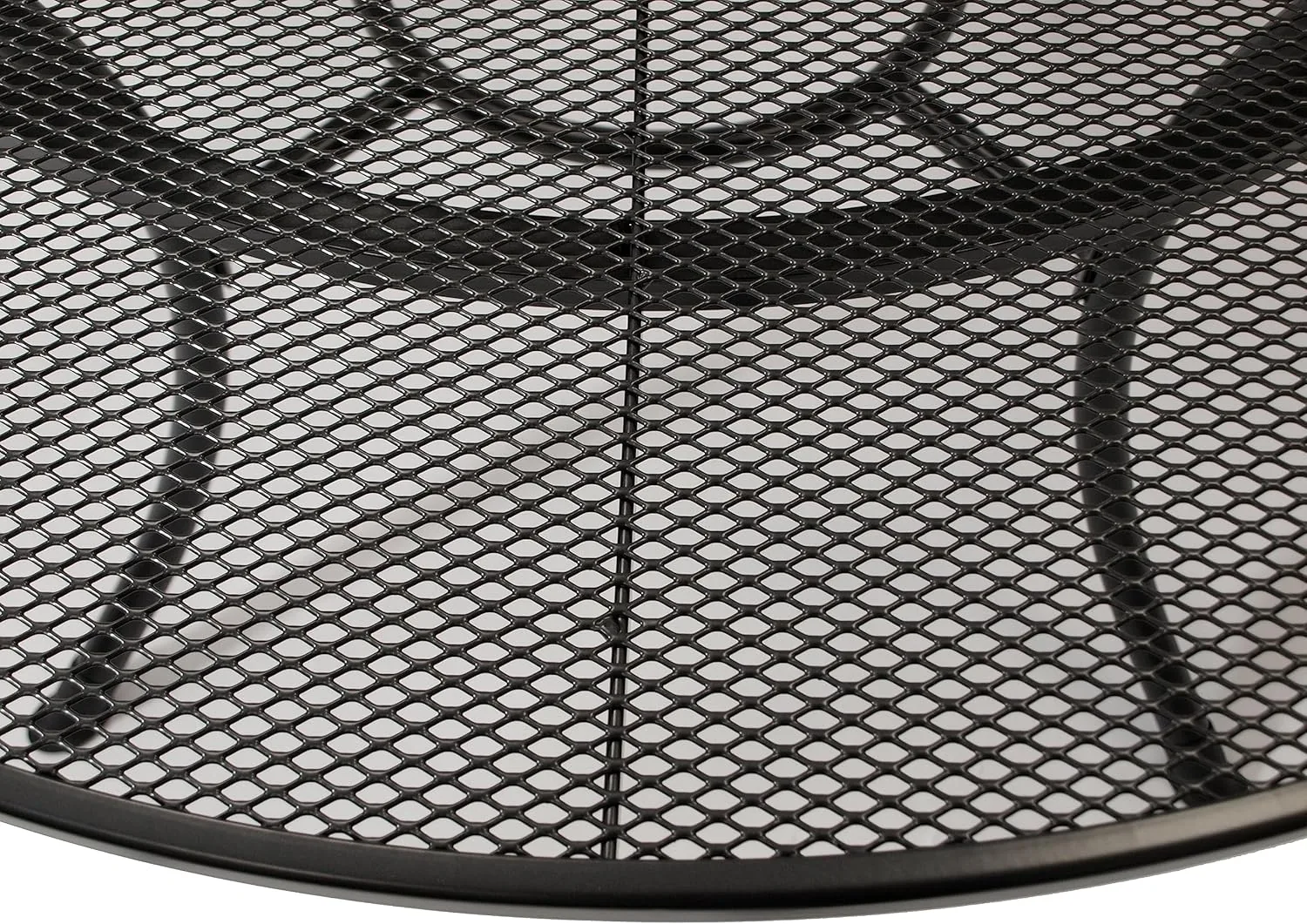 DEGAMO Gartentisch Streckmetall RIVO 150cm rund, Farbe dunkelgrau (eisengrau), wetterfest beschichtet, Outdoor — Ansicht 4