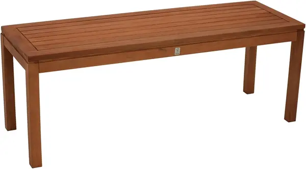 Hockerbank Gartenbank Solo 2-sitzer aus Massivholz…