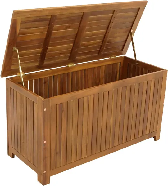 Kissenbox Auflagenbox ST. VINCENT 115x50x61cm, Akazie…