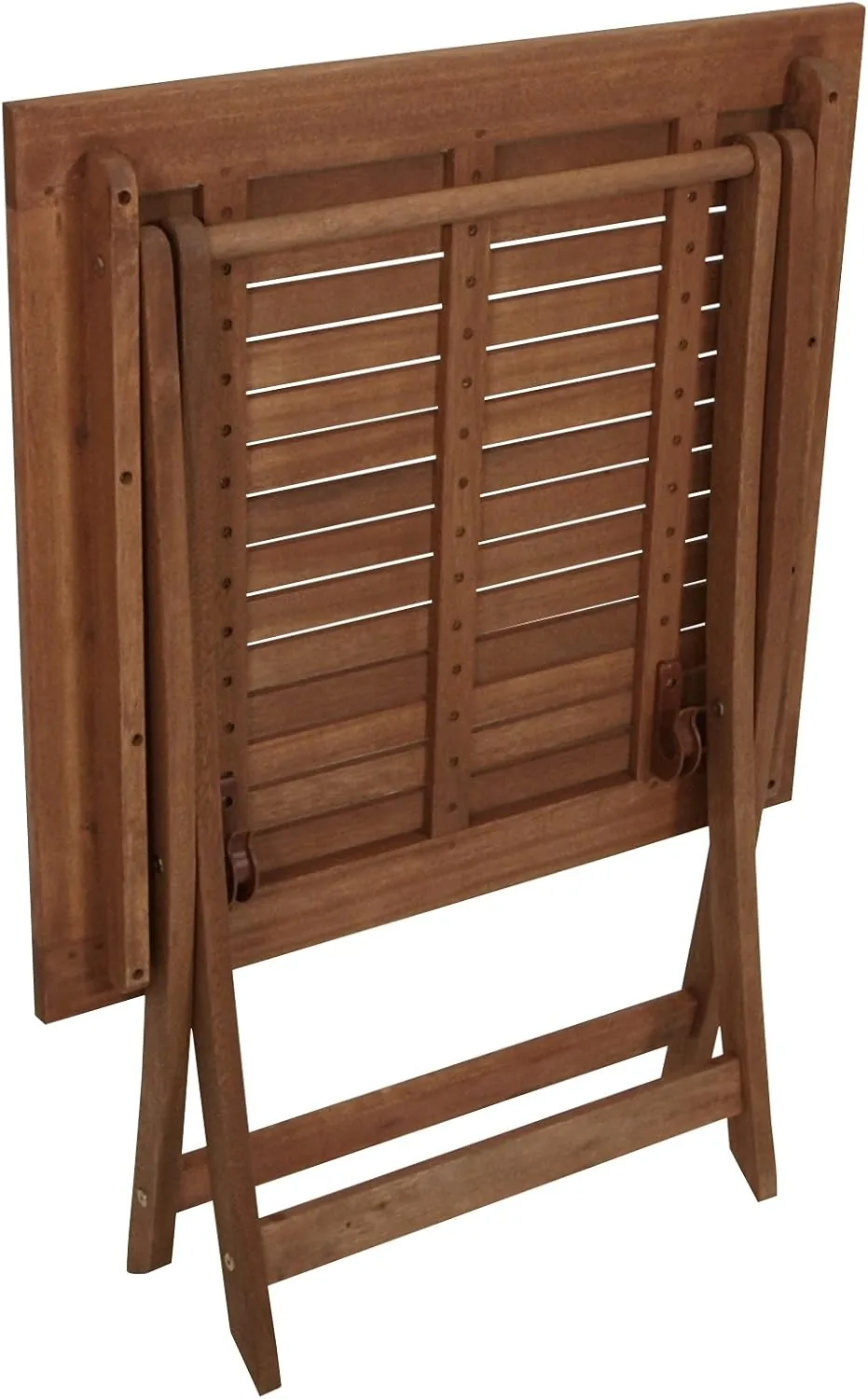 DEGAMO Klapptisch Gartentisch CORUNA aus Eukalyptus Hartholz, Oberfläche geölt, 70x70cm, FSC®-Zertifiziert — Ansicht 4