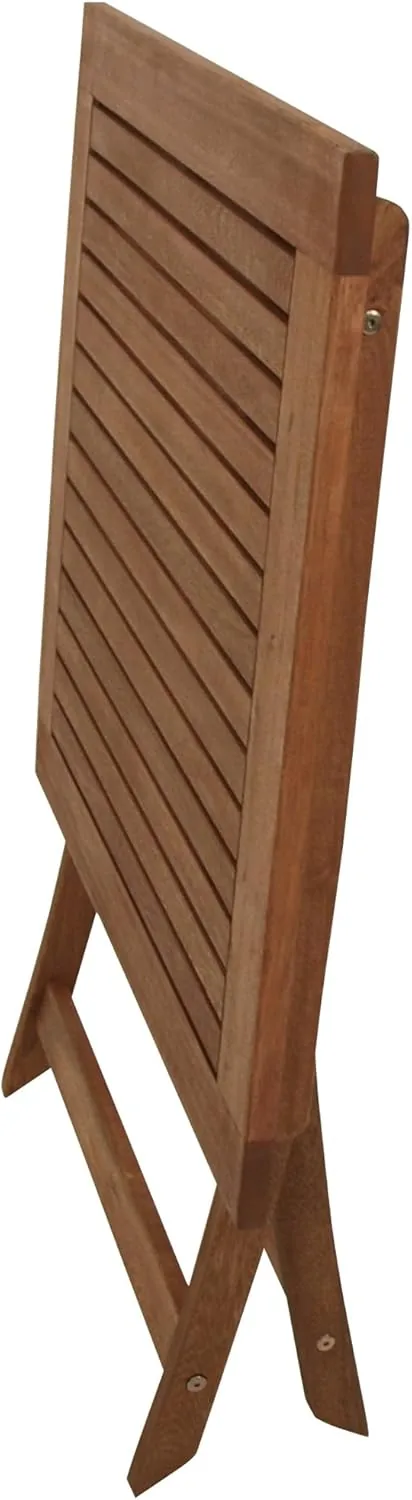 DEGAMO Klapptisch Gartentisch CORUNA aus Eukalyptus Hartholz, Oberfläche geölt, 70x70cm, FSC®-Zertifiziert — Ansicht 5