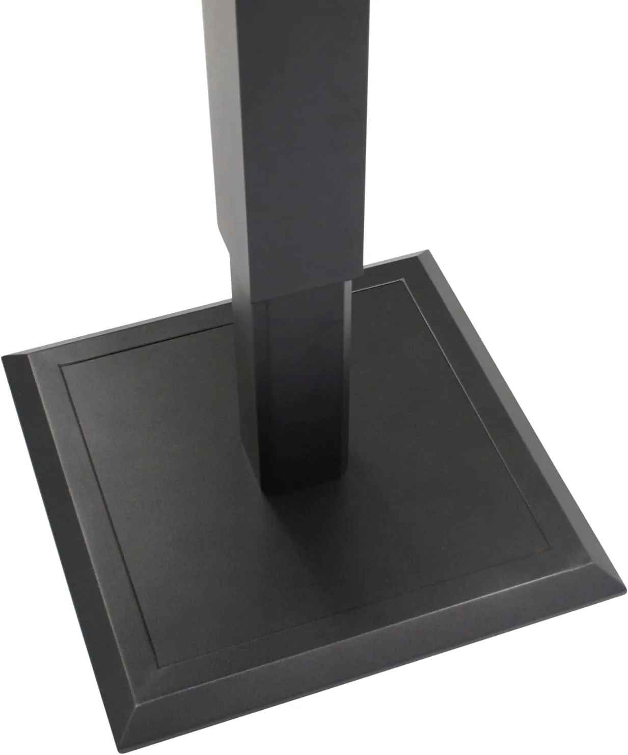 DEGAMO Lifttisch Stehtisch Laval 75x75cm quadratisch, höhenverstellbar 70/100cm, Aluminium anthrazit, wetterfest und rostfrei — Ansicht 6