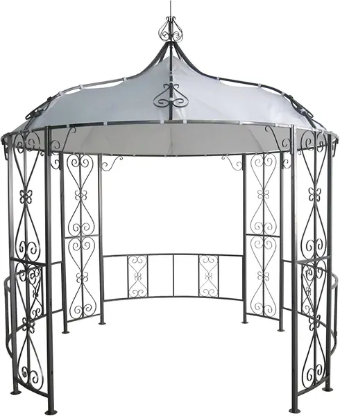 Luxus Pavillon Gartenpavillon Burma 300cm rund…