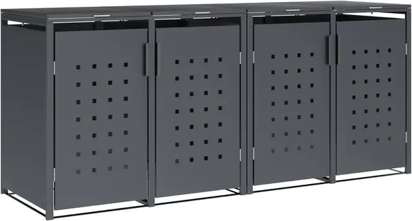 Mülltonnenbox 4-er Mülltonnenhaus Trier für 4X Tonnen 120…