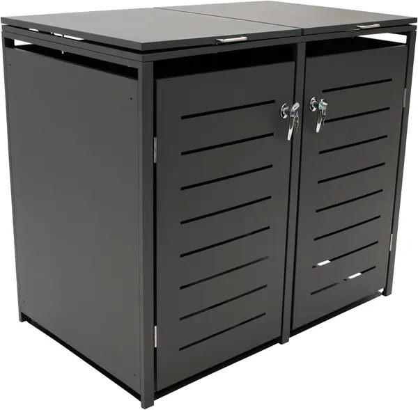 Mülltonnenbox KÖLN 2-er für 2X 120 und 240 Liter Tonnen