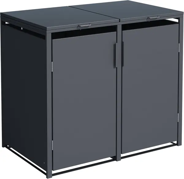 Mülltonnenbox MÜNCHEN 2-er für 2X 120 und 240 Liter Tonnen