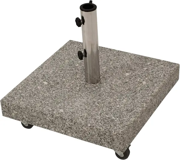 Schirmständer aus Granit quadratisch 50kg, für große…